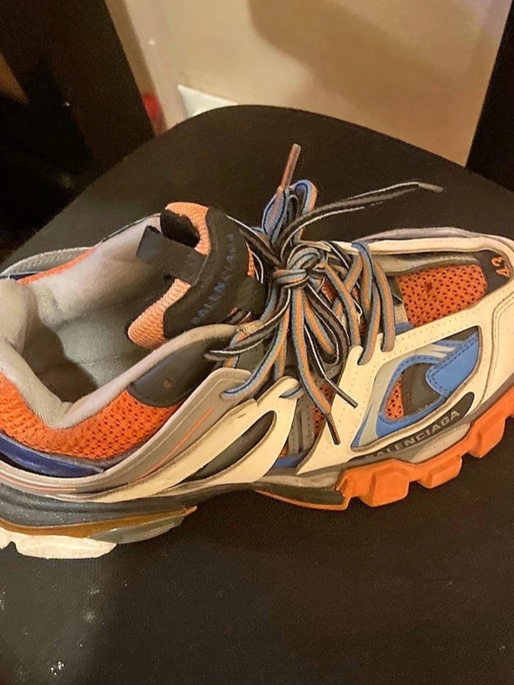 Skechers Athletic Shoes in Orange & Blue